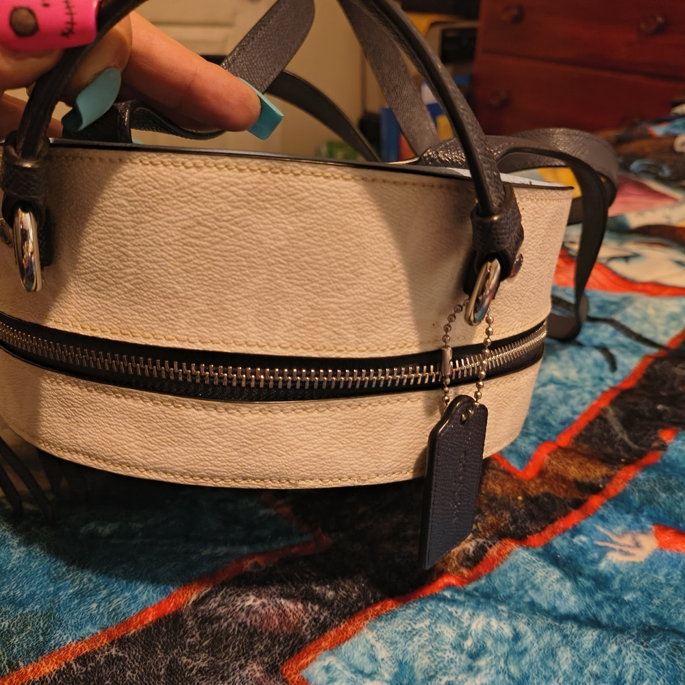 EUC! Coach Jordyn Sky Blue Leather Backpack - Picture 11 of 13
